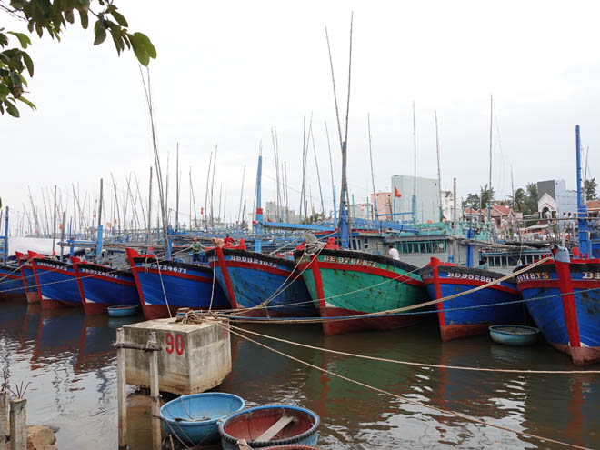 Đội tàu cá công suất lớn của ngư dân Bình Định cũ